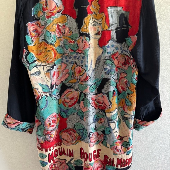Vintage Carole Little Moulin Rouge French Jacket size 4 - Picture 13 of 13